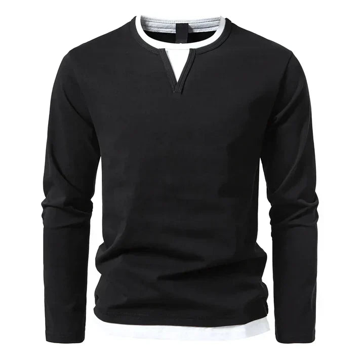 Alwin™ | Premium longsleeve van gekamd katoen