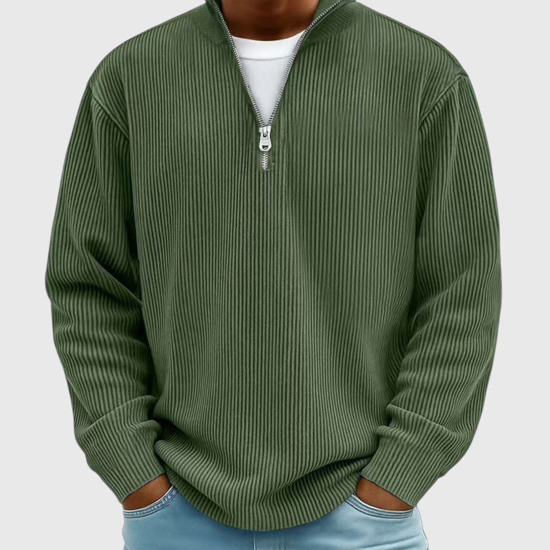 Aron | Tidløs Half-Zip Genser