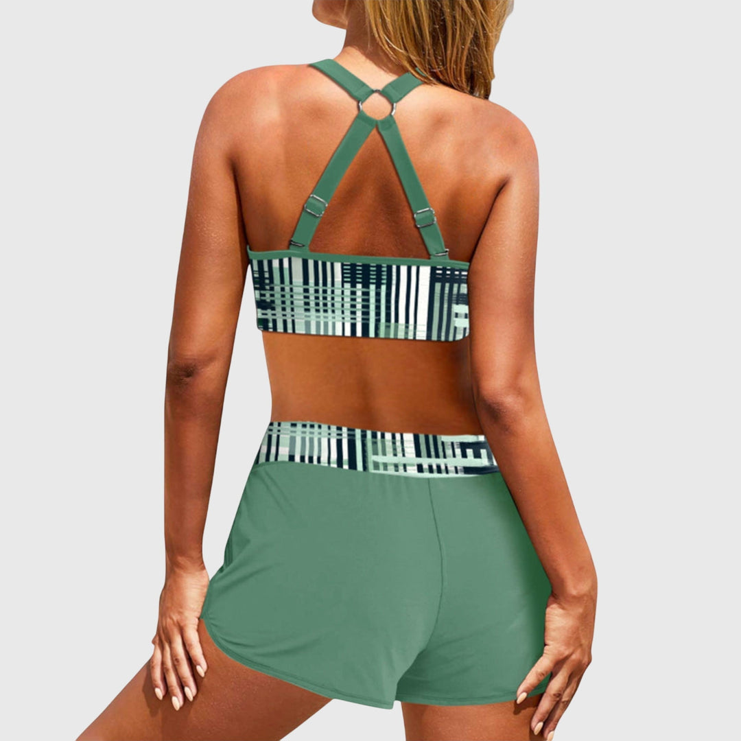 Janelle | Høy midje Rib Bikini