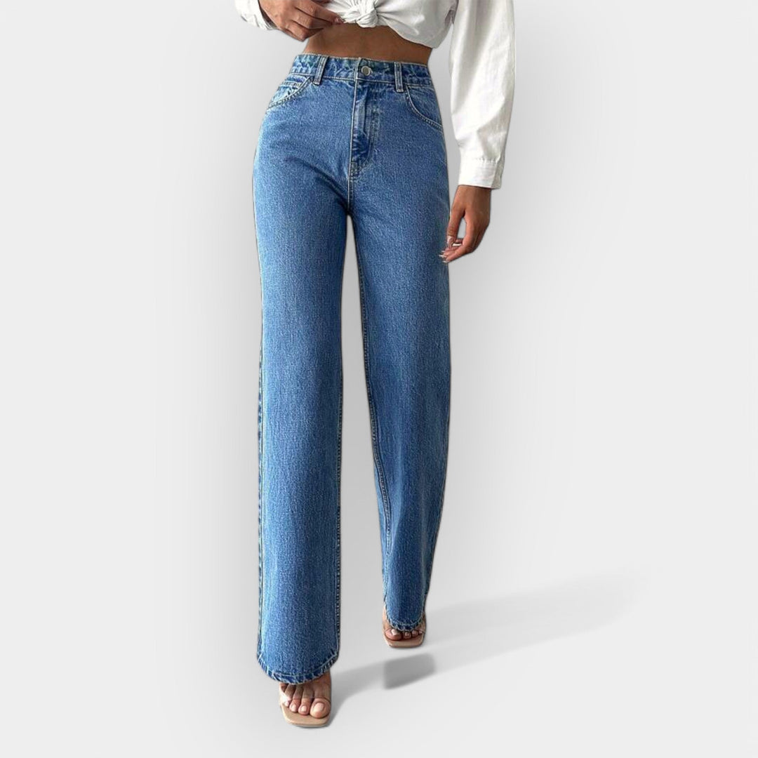 Høytaljede jeans