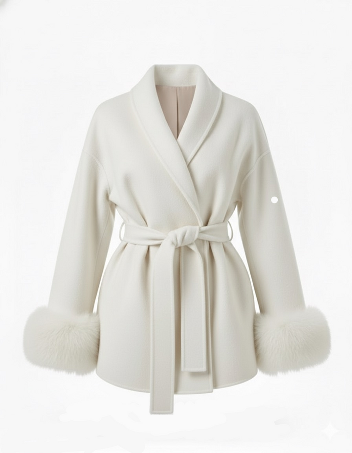 Arctic Grace™ | Elegante wollen jas