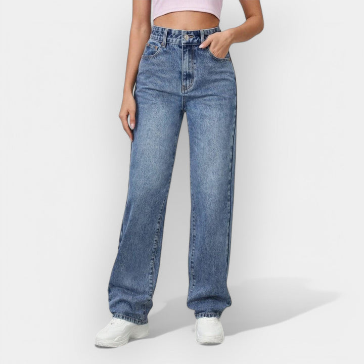 Magdalēna Sofistikerte Rett Jeans – Komfort Hele Dagen