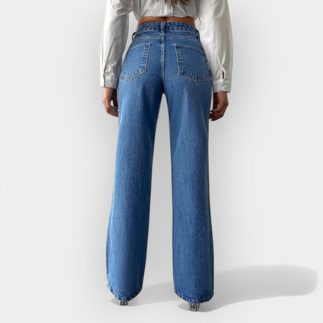 Høytaljede jeans