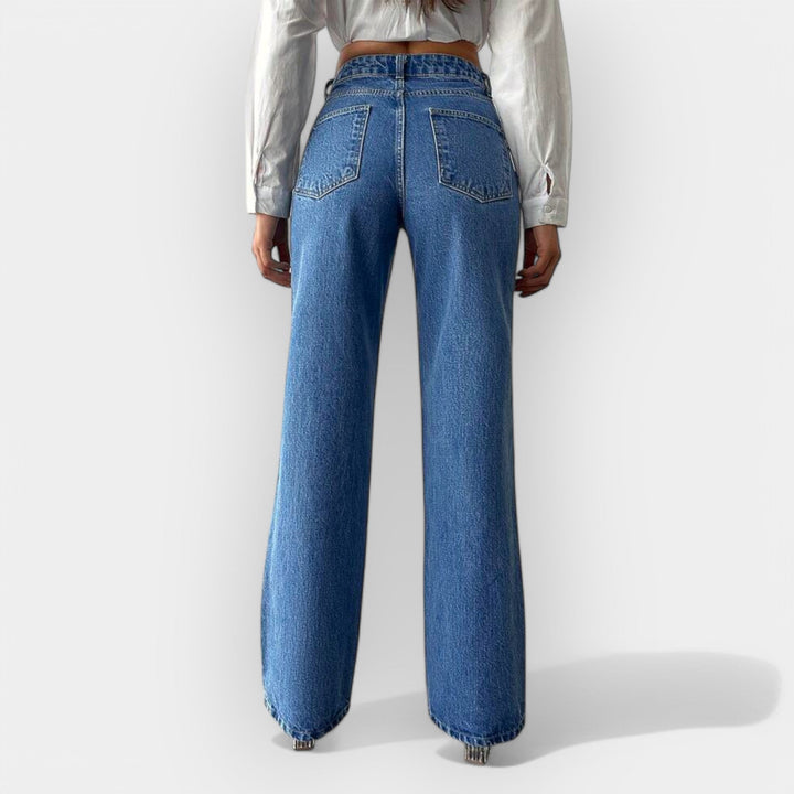 Høytaljede jeans