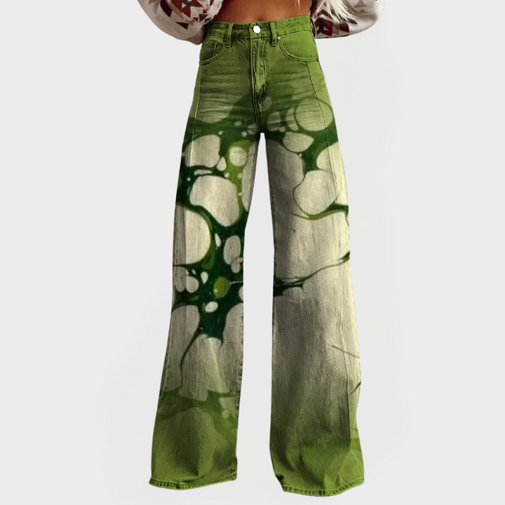 Magdalēna Sofistikerte Kunstneriske Vide Jeans, Bred Modell