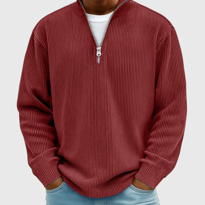 Aron | Tidløs Half-Zip Genser