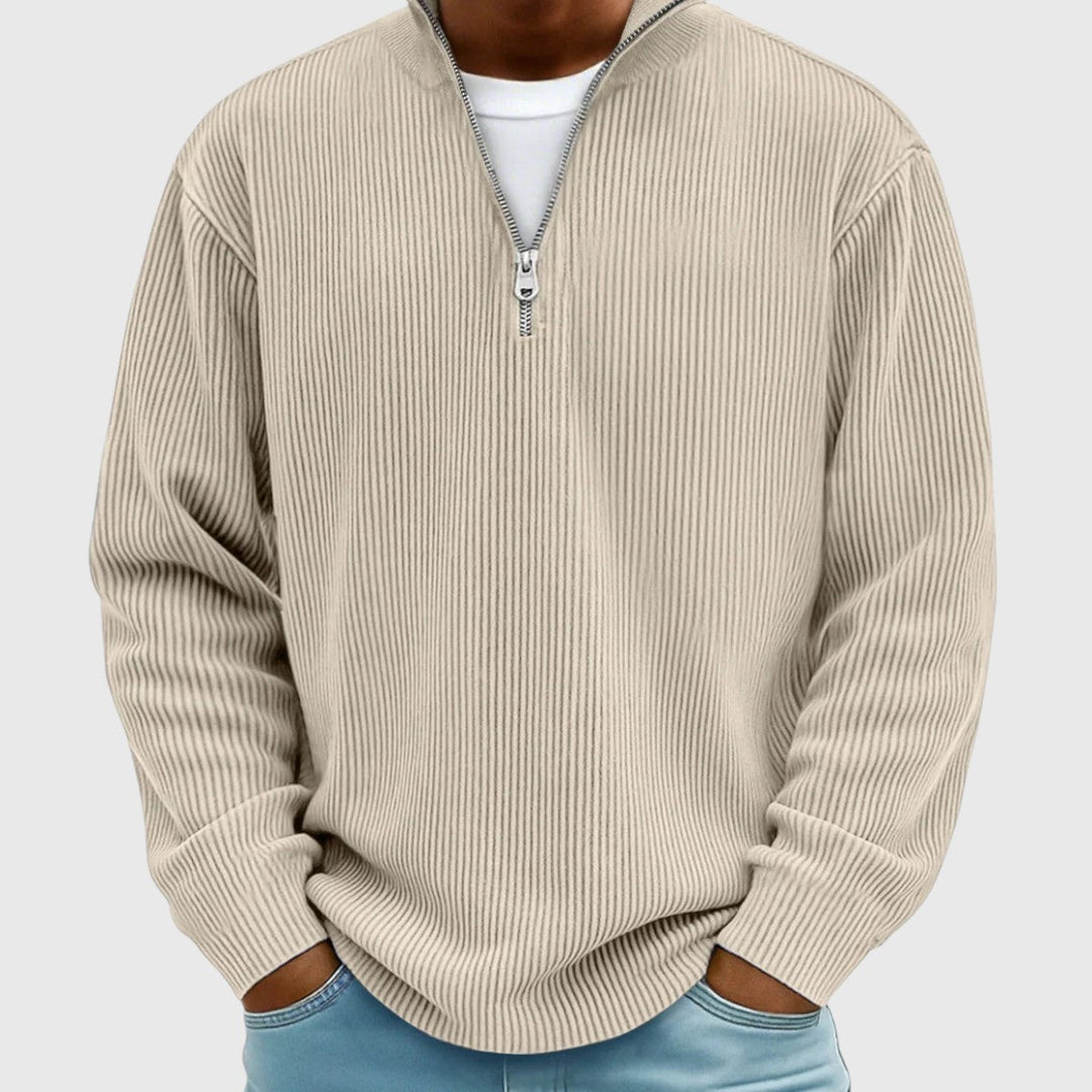 Aron | Tidløs Half-Zip Genser