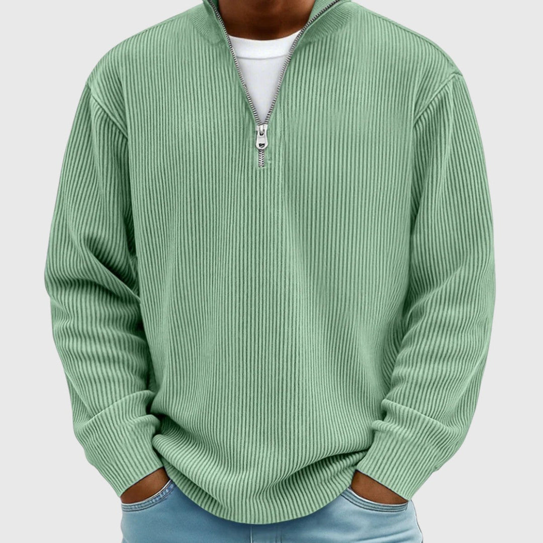 Aron | Tidløs Half-Zip Genser