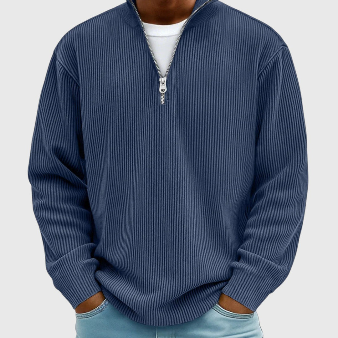 Aron | Tidløs Half-Zip Genser