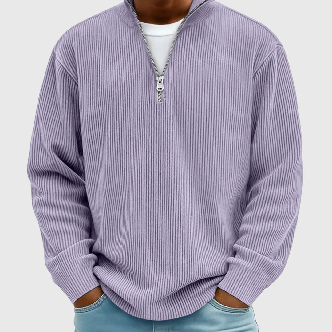 Aron | Tidløs Half-Zip Genser