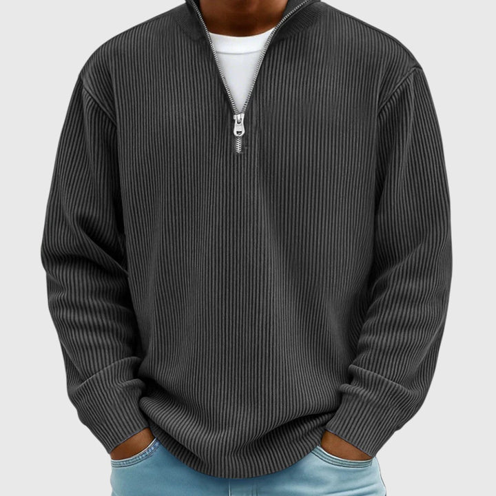 Aron | Tidløs Half-Zip Genser