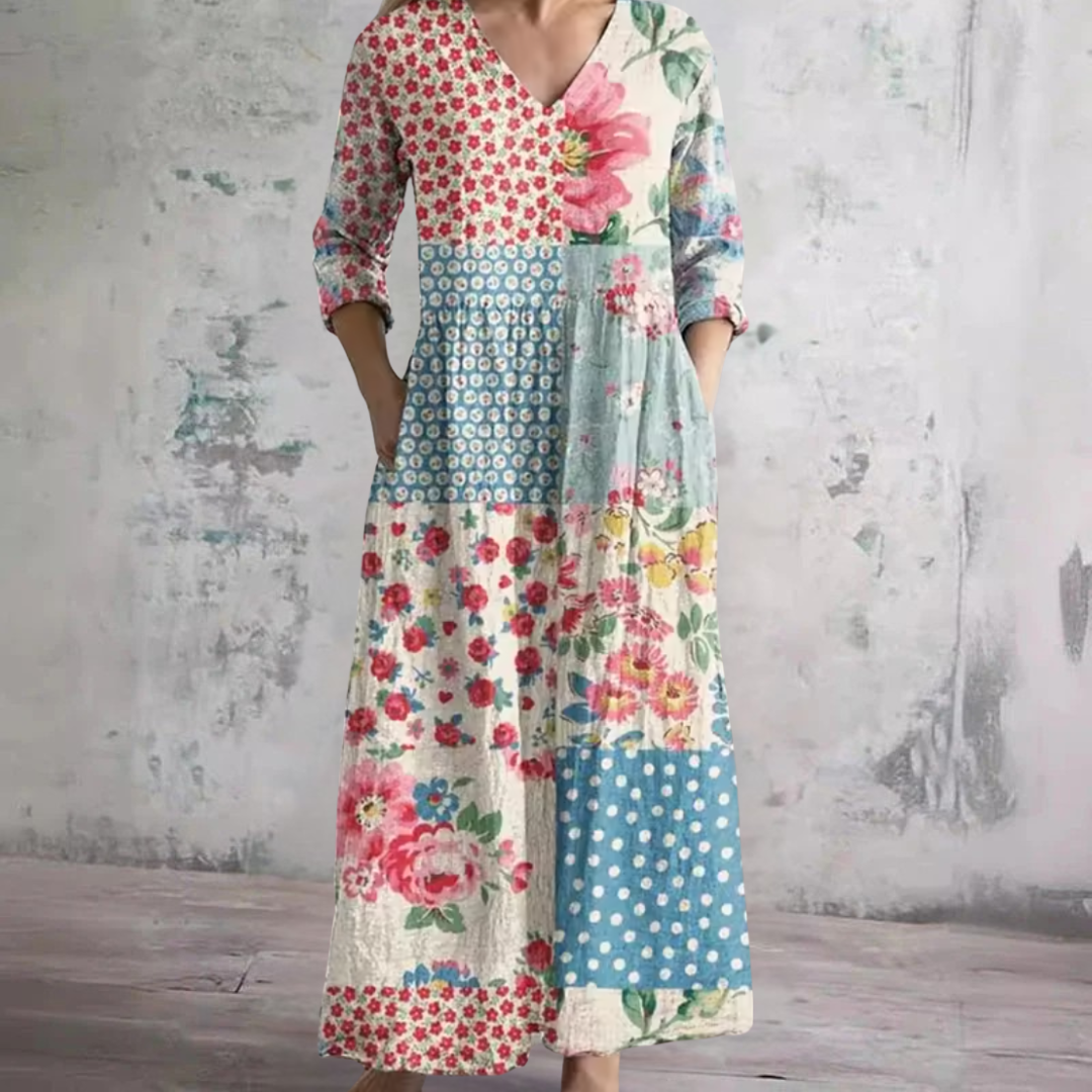 RHONDA MAY™ | STRÅLENDE BLOMSTER KJOLE