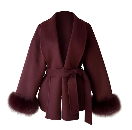Arctic Grace™ | Elegante wollen jas