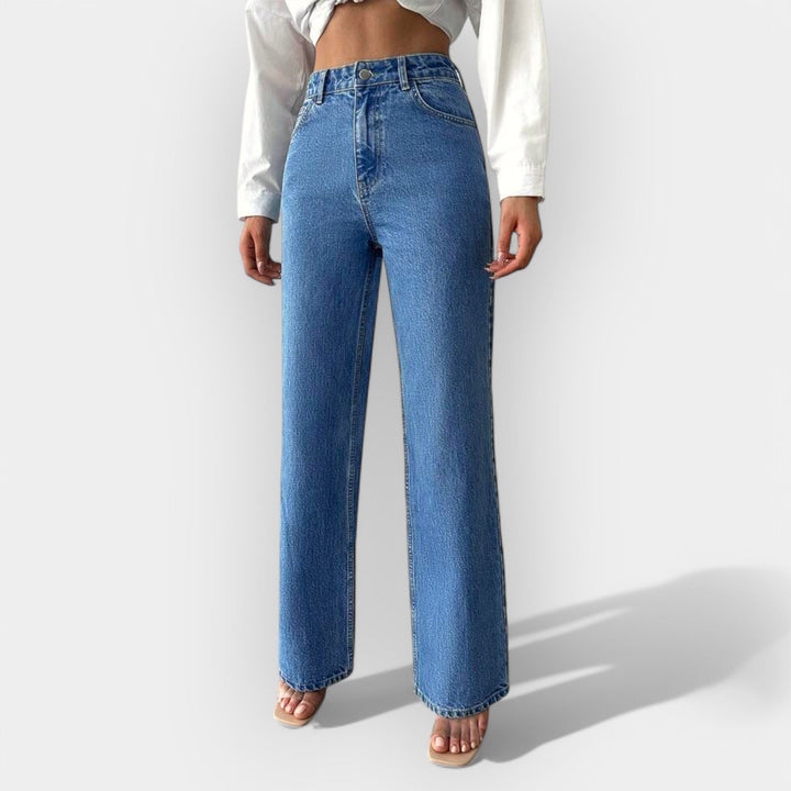 Høytaljede jeans