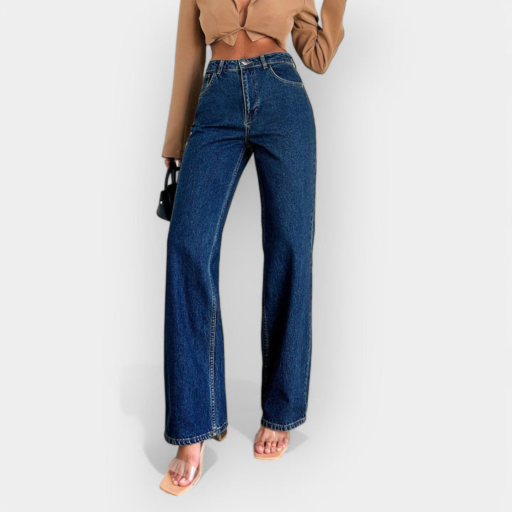 Høytaljede jeans