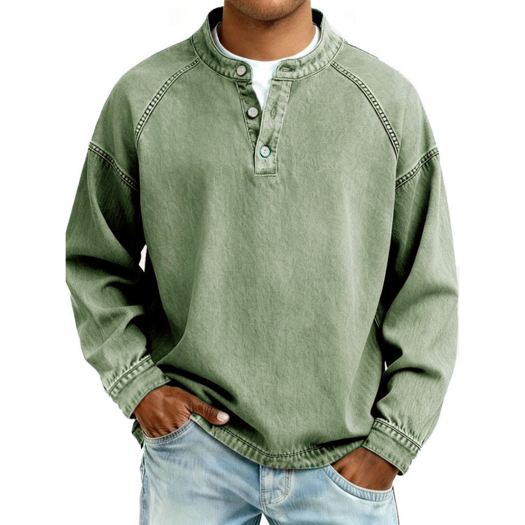 Stanley | Vintage Henley-genser