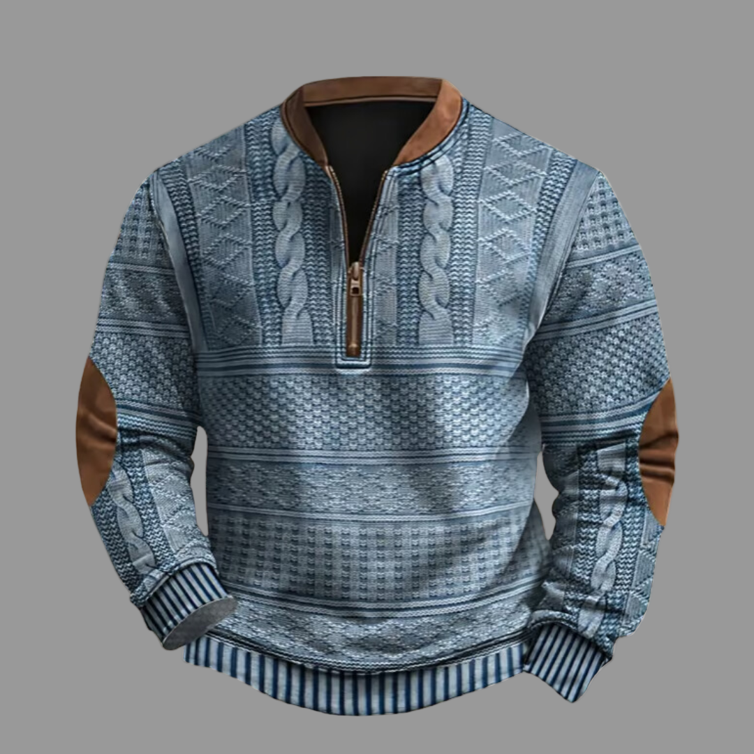 Jonas | Komfortabel Zippertrui med Moderne Look