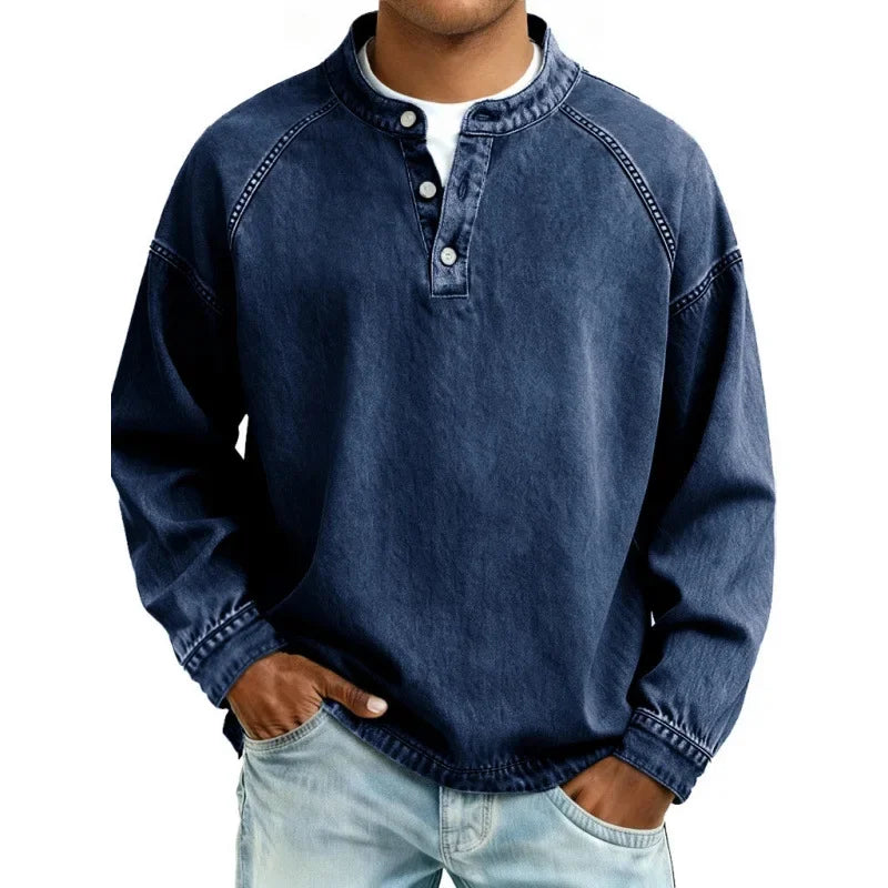 Stanley | Vintage Henley-genser