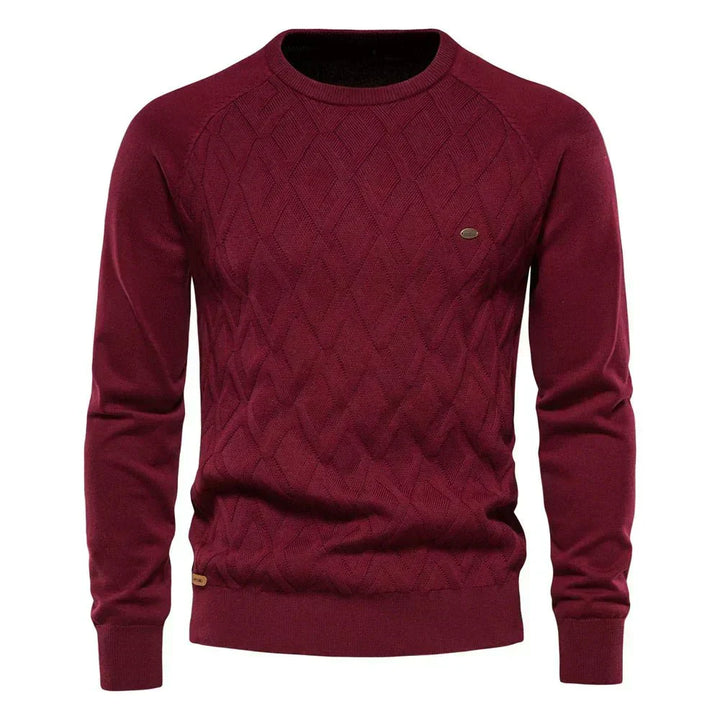 Theodor™ | Herentrui met ruitpatroon