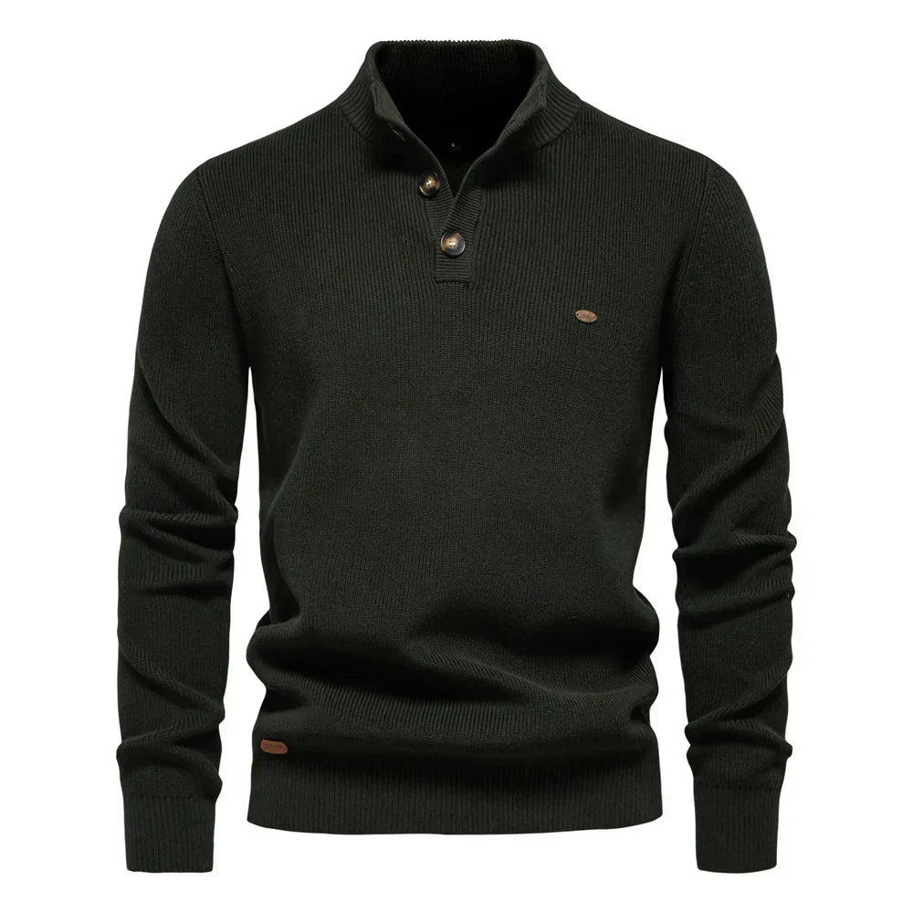 Konrad™ | Stijlvolle herentrui met knoopdesign