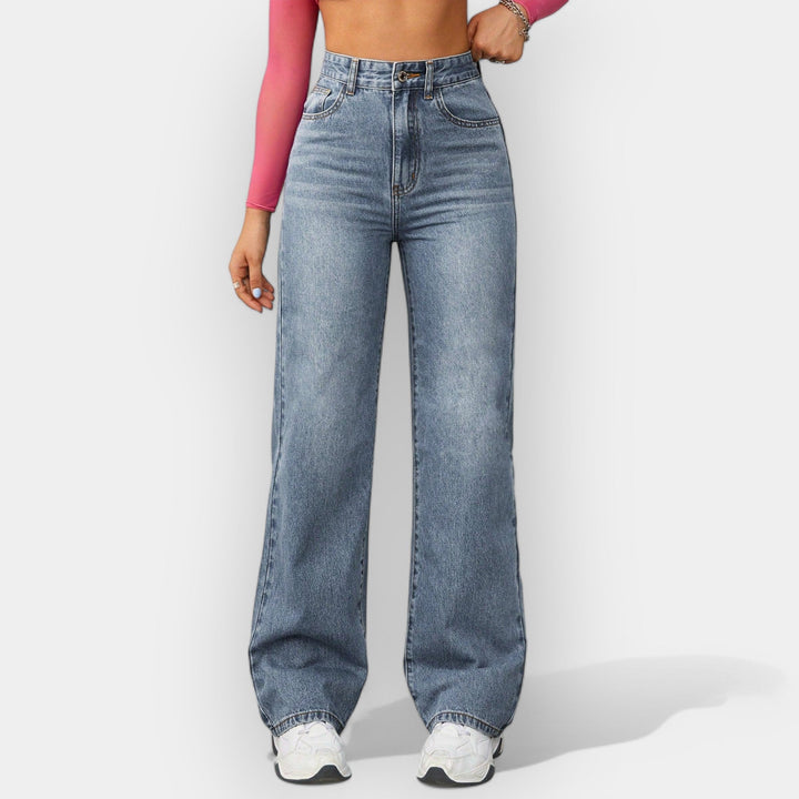 Magdalēna Sofistikerte Rett Jeans – Komfort Hele Dagen