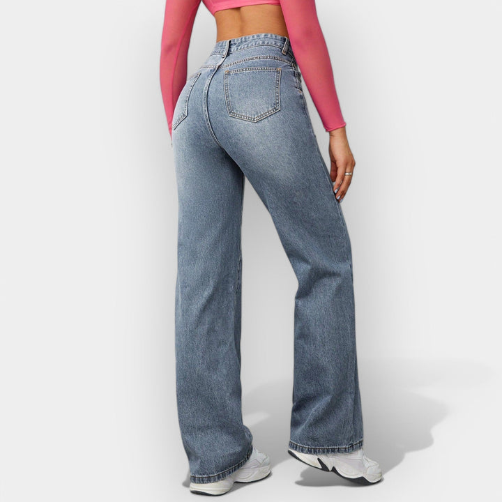 Magdalēna Sofistikerte Rett Jeans – Komfort Hele Dagen