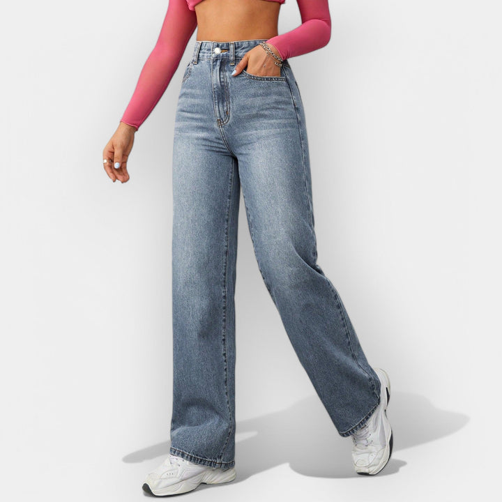 Magdalēna Sofistikerte Rett Jeans – Komfort Hele Dagen