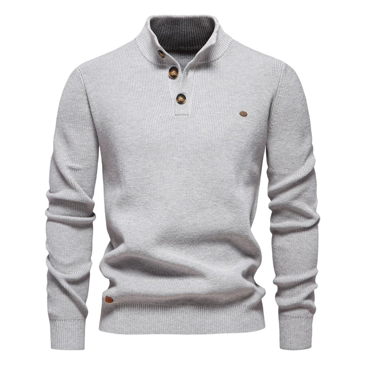 Konrad™ | Stijlvolle herentrui met knoopdesign