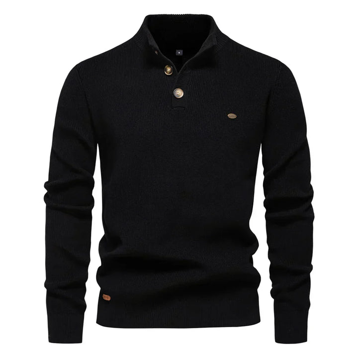 Konrad™ | Stijlvolle herentrui met knoopdesign