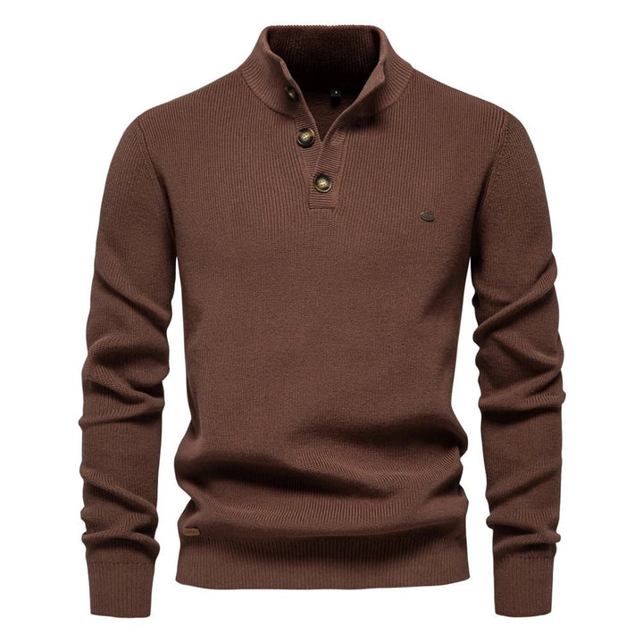 Konrad™ | Stijlvolle herentrui met knoopdesign