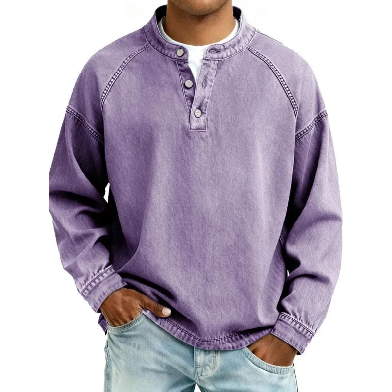 Stanley | Vintage Henley-genser