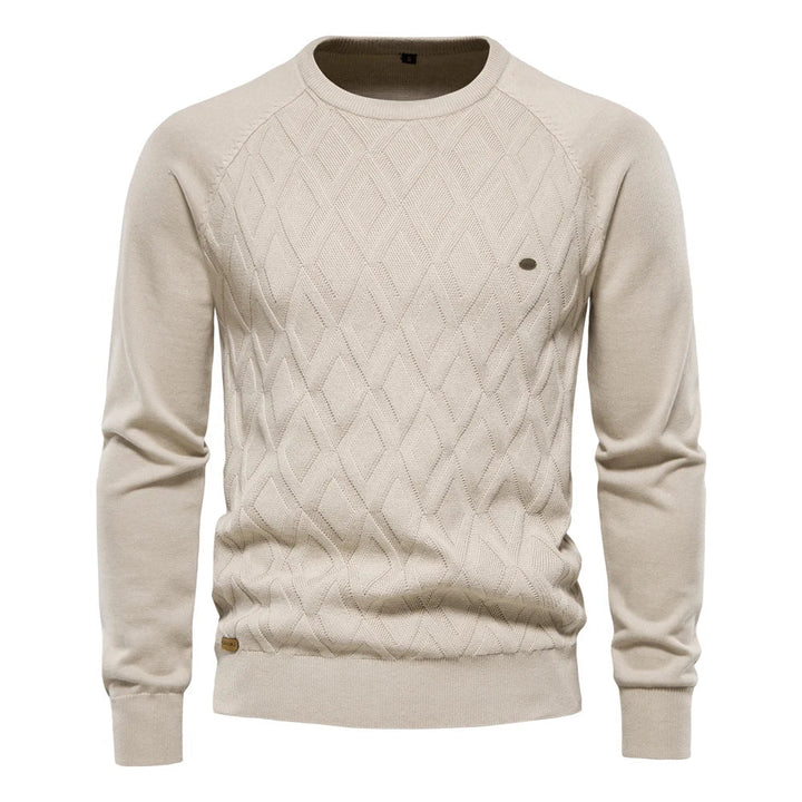 Theodor™ | Herentrui met ruitpatroon