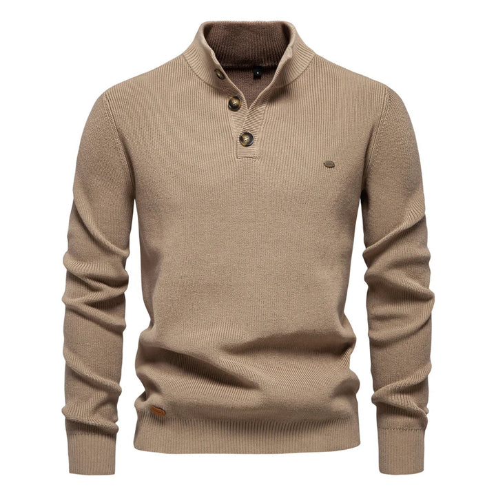 Konrad™ | Stijlvolle herentrui met knoopdesign