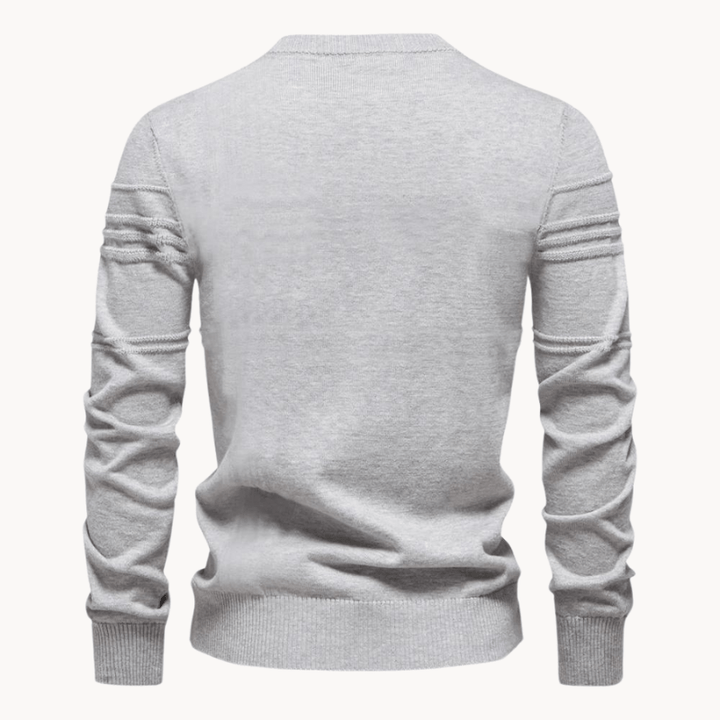 Burkhard™ | Stijlvolle herentrui met ruit design