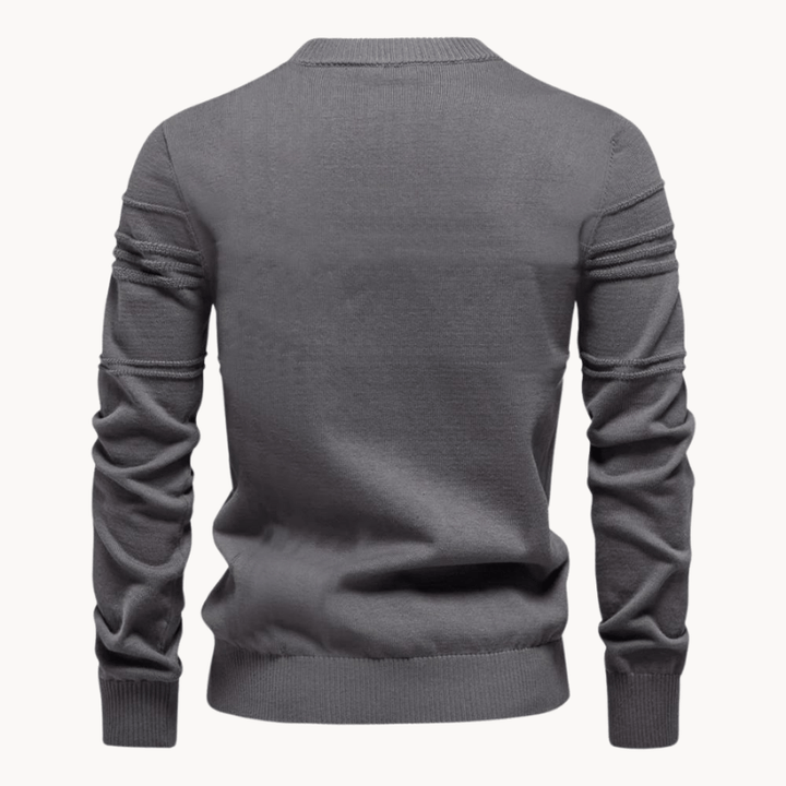 Burkhard™ | Stijlvolle herentrui met ruit design