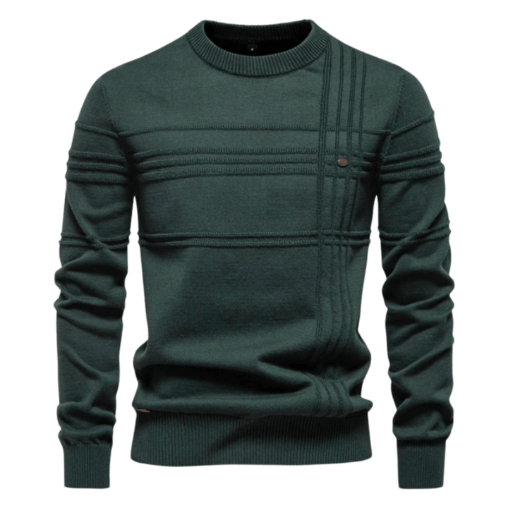 Burkhard™ | Stijlvolle herentrui met ruit design