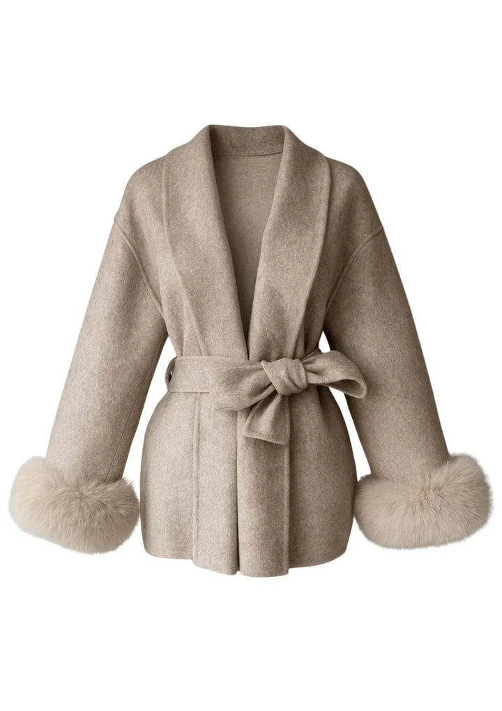 Arctic Grace™ | Elegante wollen jas