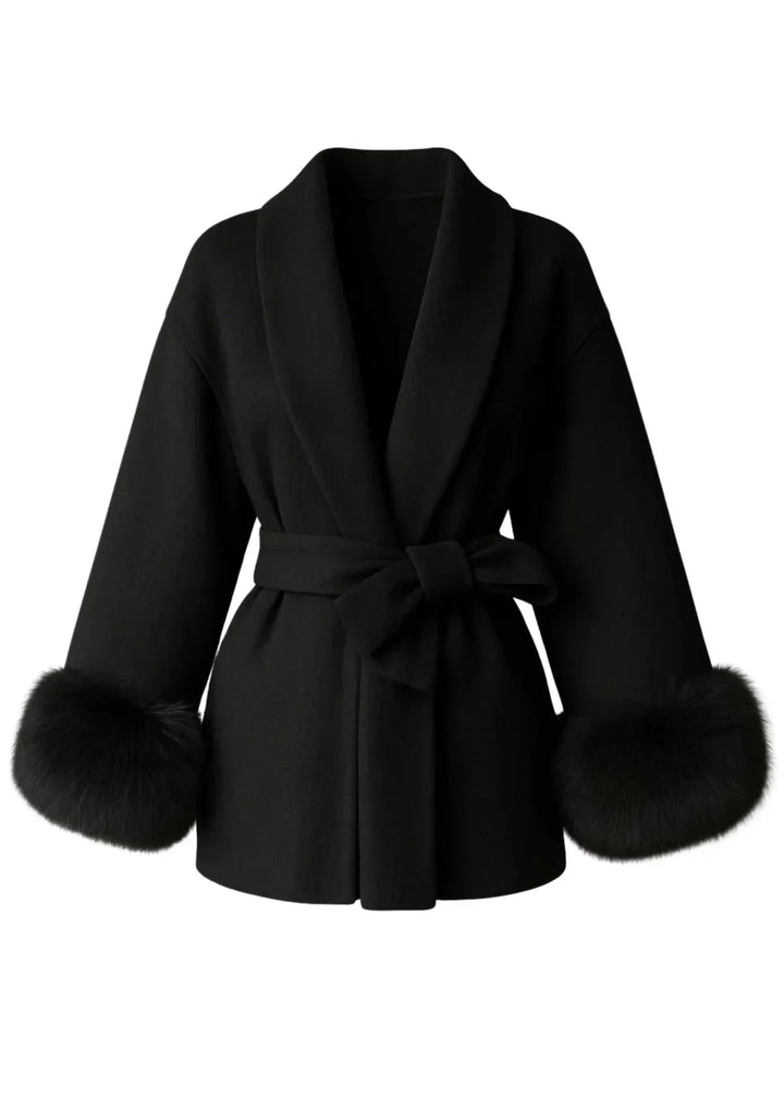 Arctic Grace™ | Elegante wollen jas