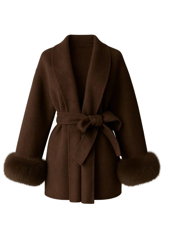 Arctic Grace™ | Elegante wollen jas
