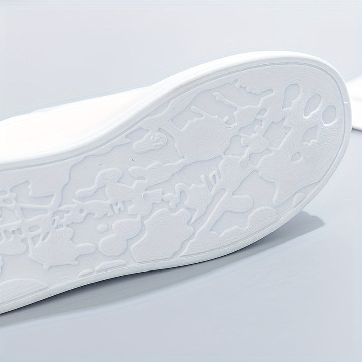 Stilige hvite sneakers med lett komfort
