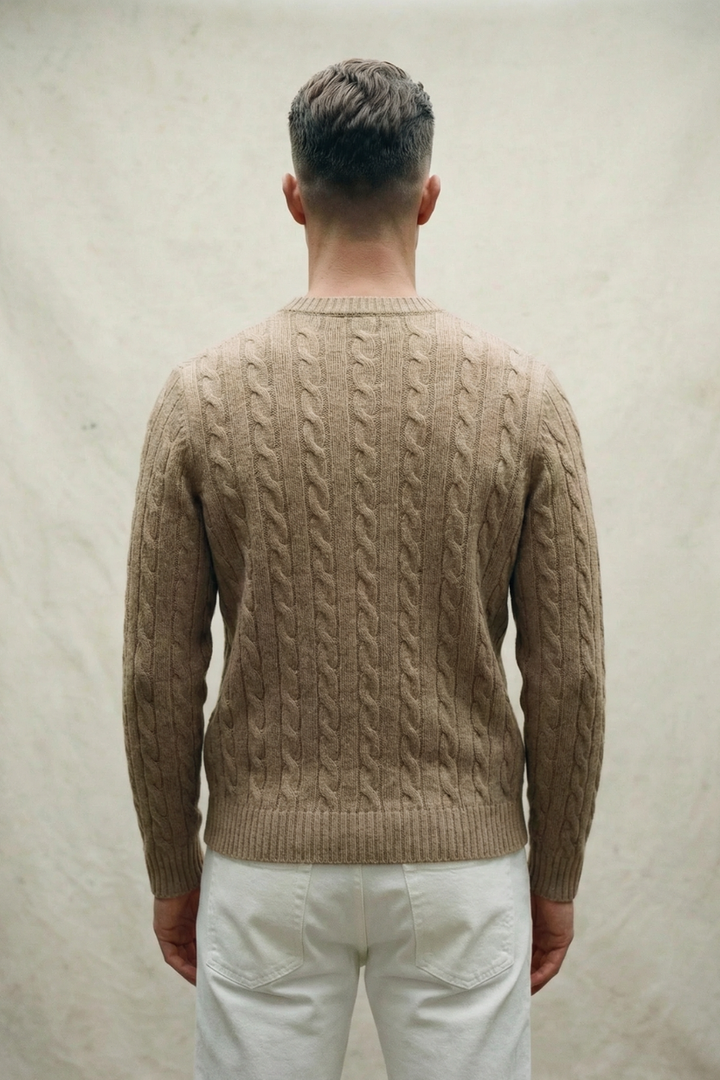 CABLE KNIT SWEATER
