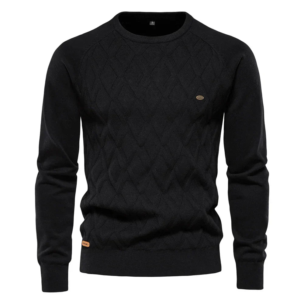 Daniel | Herren Pullover mit Karodesign