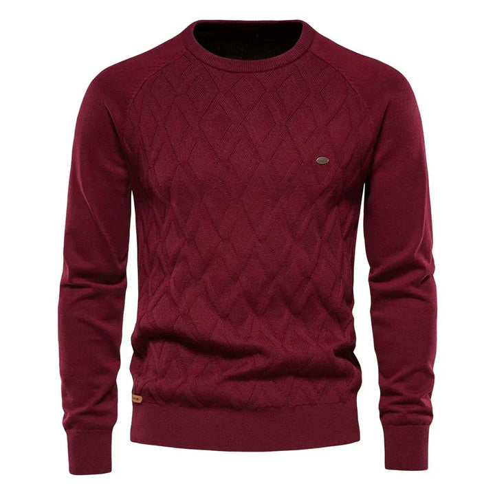 Daniel | Herren Pullover mit Karodesign