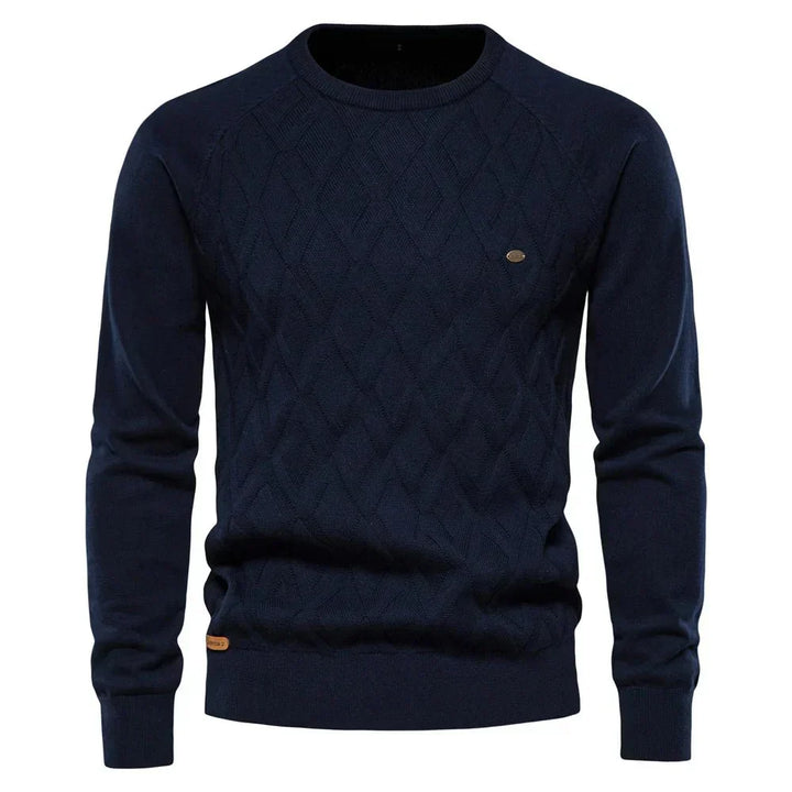 Daniel | Herren Pullover mit Karodesign