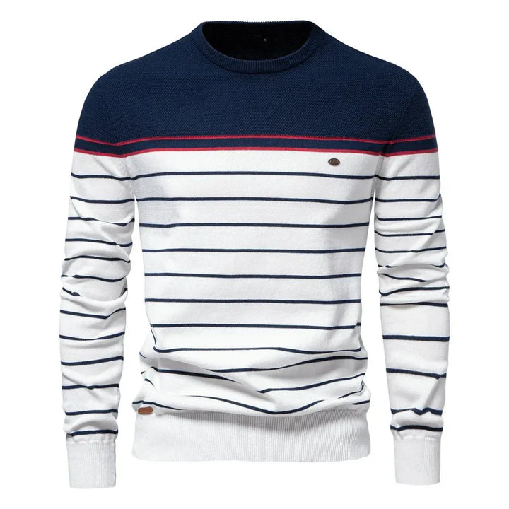 Sebastian | Herrenpullover mit Streifendesign