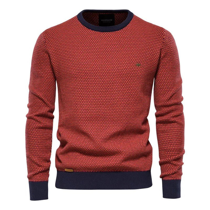 Julius | Herrenpullover mit Rautenmuster